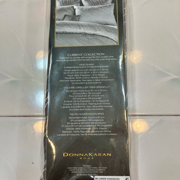 Donna Karan Current Collection NWT
KING SHAM GREY - Picture 2 of 7